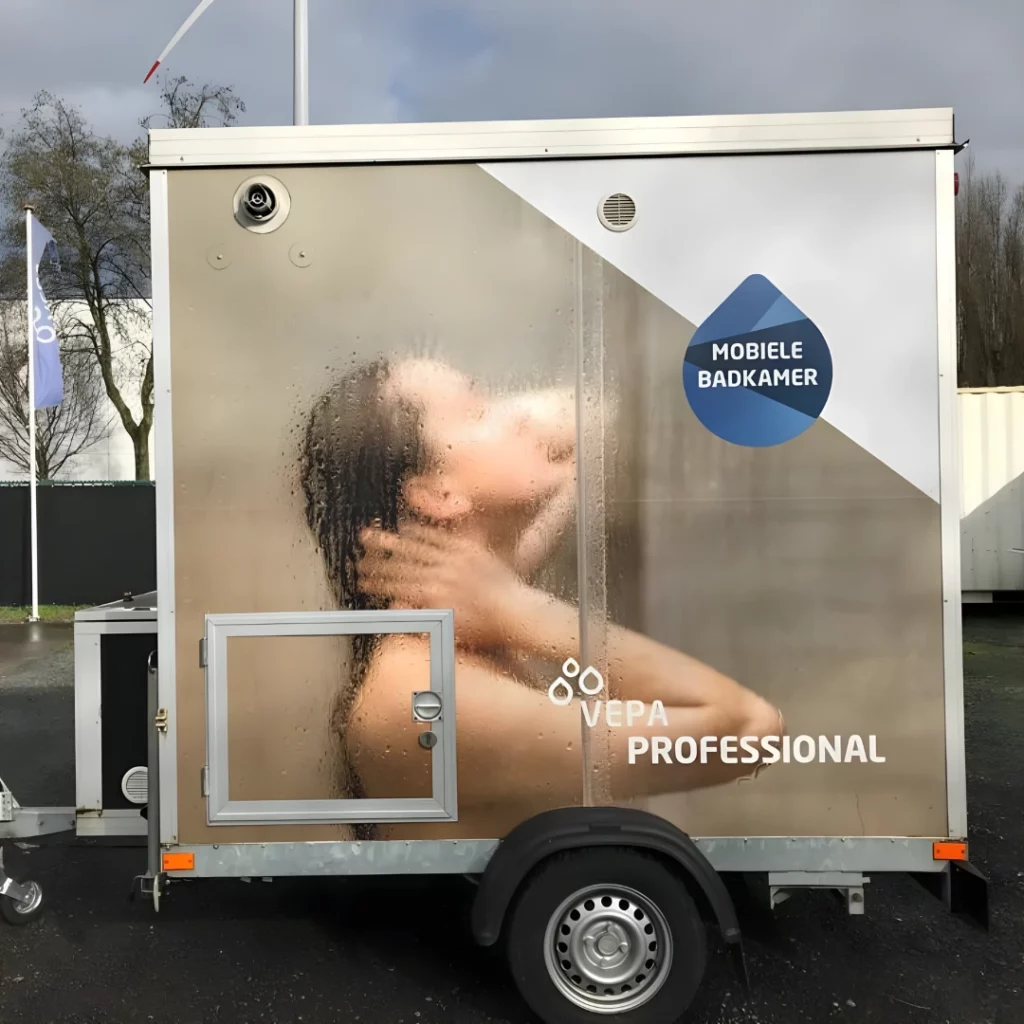 tijdelijke mobiele badkamer